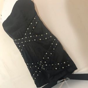 Strapless Black Dress